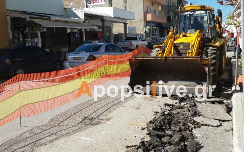 Μοίρες: Έσκαψαν για να συνδέσουν με το αποχετευτικό και ανακάλυψαν οτι δεν υπήρχε!