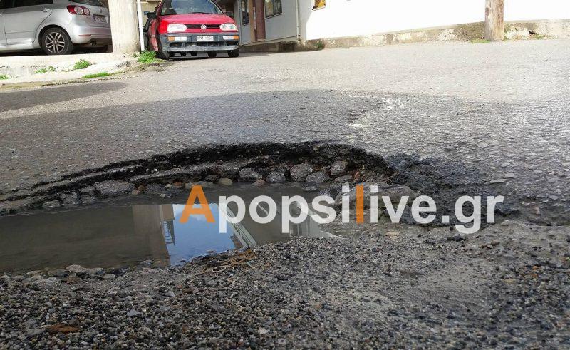Γέμισαν λακούβες – “παγίδες” οι δρόμοι των Μοιρών