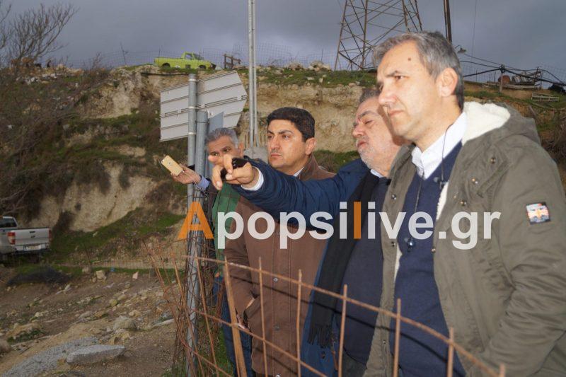 Επίσκεψη Αυγενάκη – Στασινού στο εργοτάξιο Αγ. Βαρβάρας  για το δρόμο Μεσαράς (βίντεο)