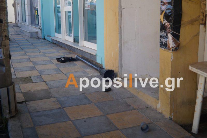 Ξήλωσαν φωτιστικό από τη βάση στον κεντρικό δρόμο του Ασημίου από τα … “σπινιαρίσματα”
