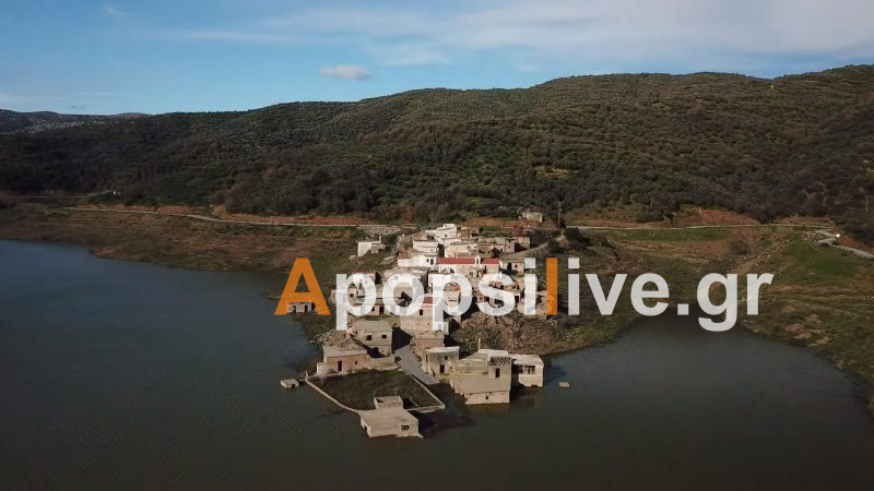 Σφεντύλι: Το αναδυόμενο χωριό αρχίζει να βυθίζεται ξανά (βίντεο)
